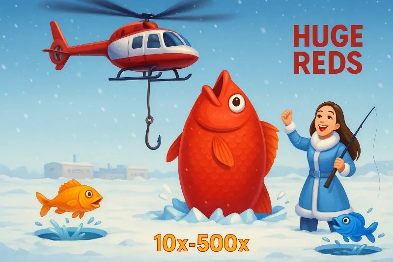 Ice fishing online game, ice fishing gambling game